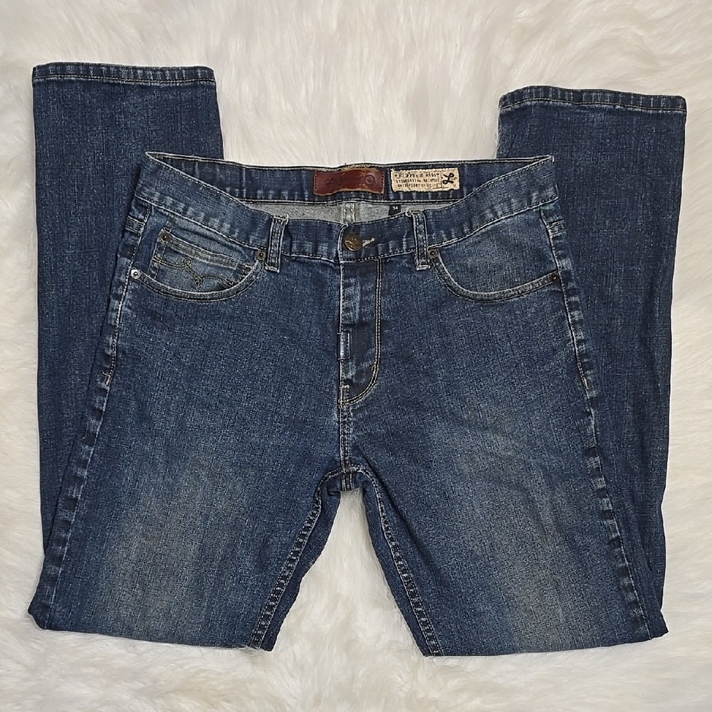 LR Geans Ill Denim Kids Straight Leg Denim Jeans Size 34